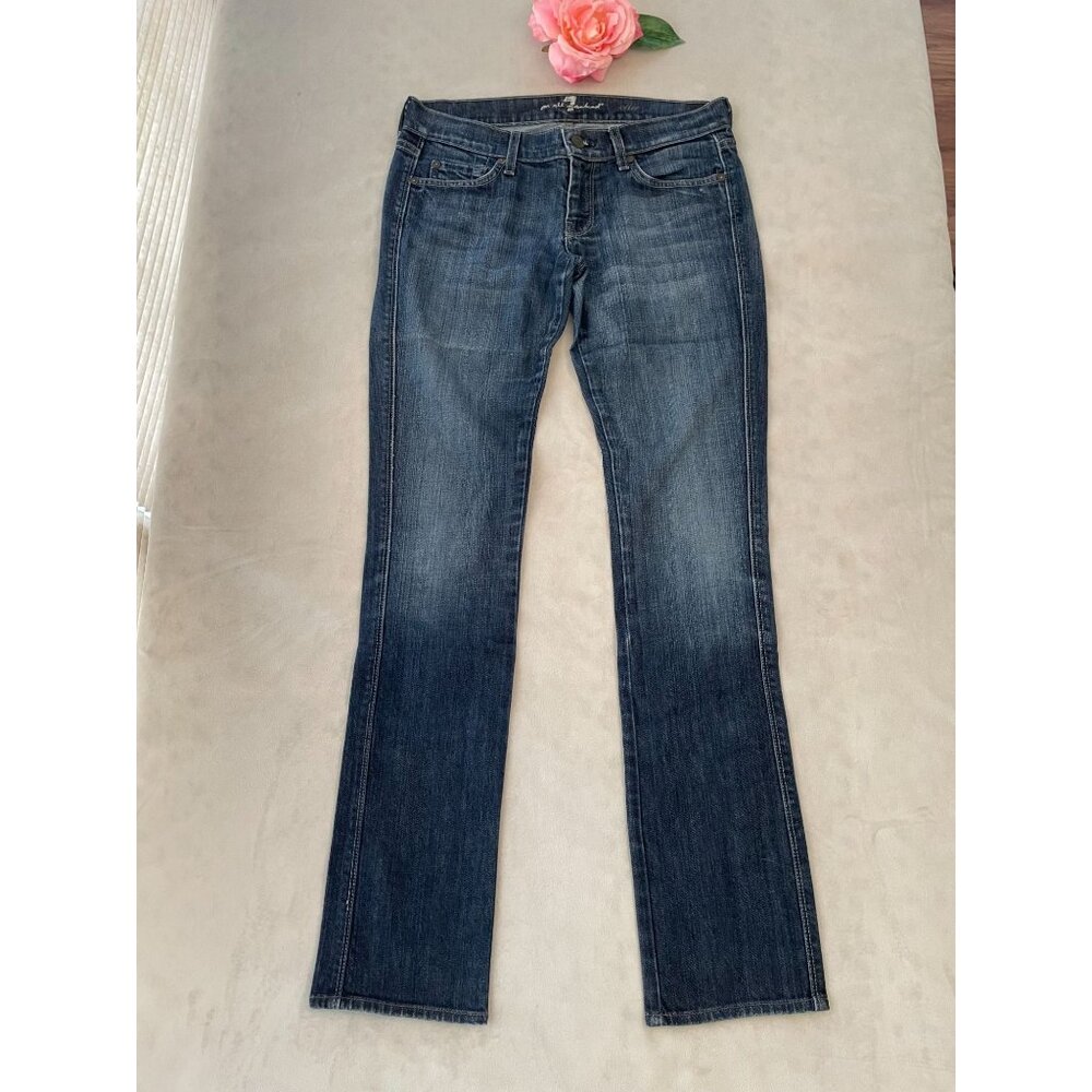 7 For All Mankind Edie Womens Y2K bootcut  Jeans Size28 Actual 31W X 32.5L